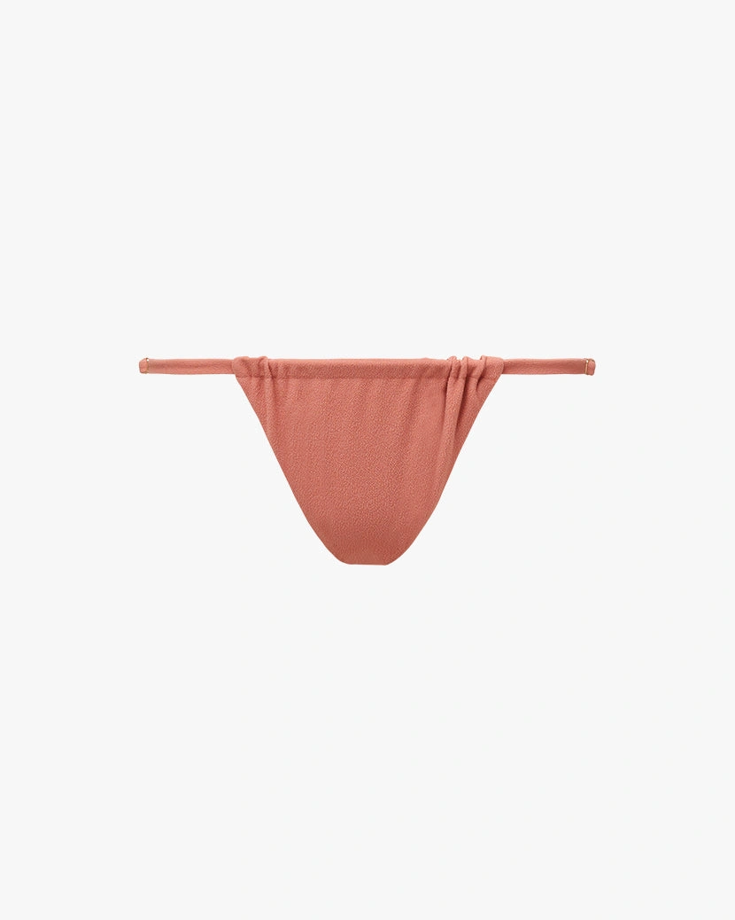 Verstelbare Gerimpelde Crepe Brei Bikini Broekje: Zwoele Zomer Vibes in Perfecte Pasvorm!